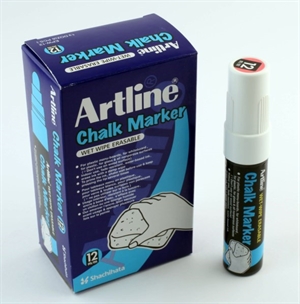 Artline Kreda Marker 12,0 mm konica bela